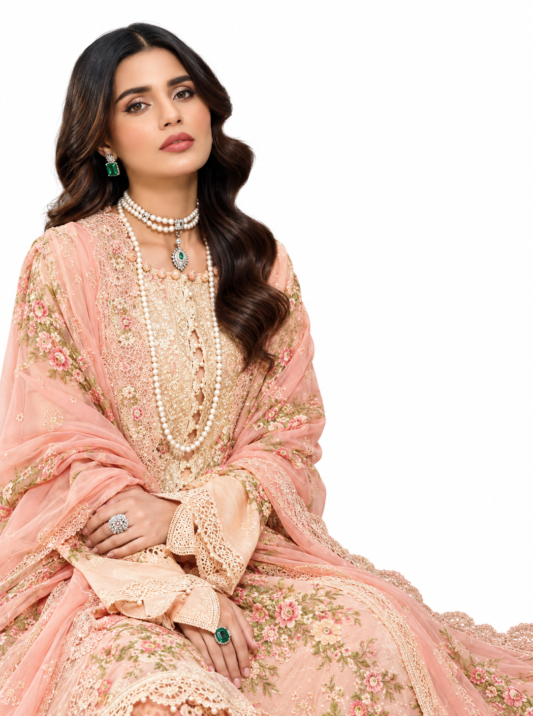 Beautiful Pakistani Printed Dress Material lawn cotton with chiffon Dupatta and Women’s Ethnic Wear